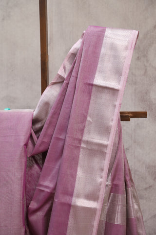 Mauve Silk Maheshwari Saree -SRMSMS176