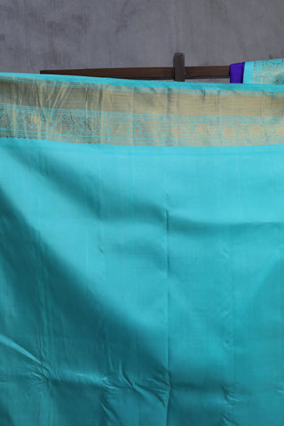 Royal Blue Gadwal Silk Saree - SRRBGSS224