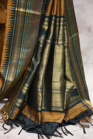 Khali Raw Silk Saree - SRKRSS523