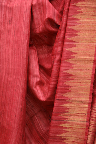 Pink Raw Silk Saree - SRPRSS533