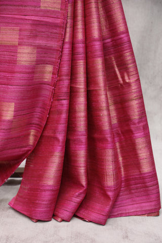 Pink Raw Silk Saree - SRPRSS525