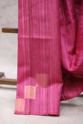 Pink Raw Silk Saree - SRPRSS525