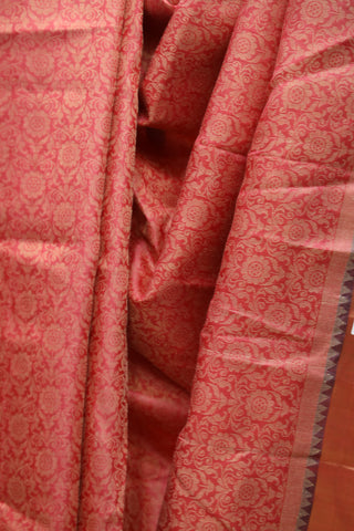 Pink Kosa Tussar Silk Saree - SRPKTSS862