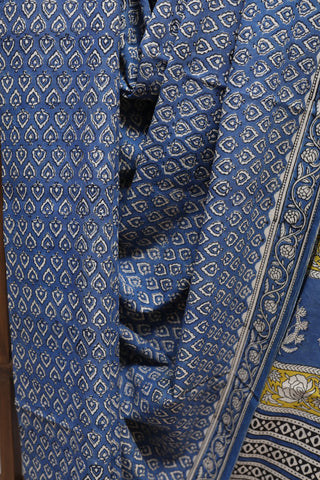 Blue HBP Cotton Saree-SRBCS1080