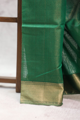 Green Silk Maheshwari Saree - SRGSMS268