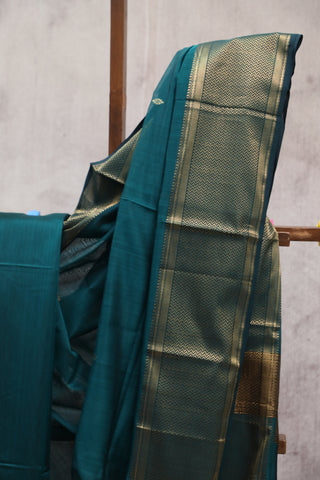 Green Silk Maheshwari Saree - SRGSMS274