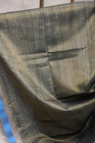 Grey Raw Silk Saree - SRGRSS568