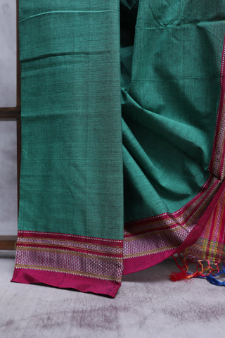 Green Cotton Ilkal Saree -SRGCIS346