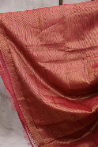 Magenta Raw Silk Saree - SRMRSS581