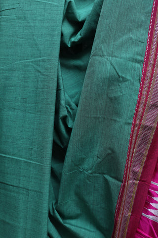 Green Cotton Ilkal Saree -SRGCIS346