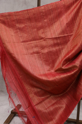 Pink Raw Silk Saree - SRPRSS580