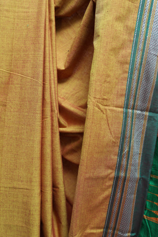 Yellow Cotton Ilkal Saree -SRYCIS344