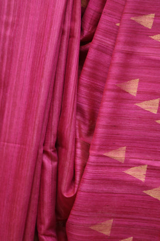 Pink Raw Silk Saree - SRPRSS583