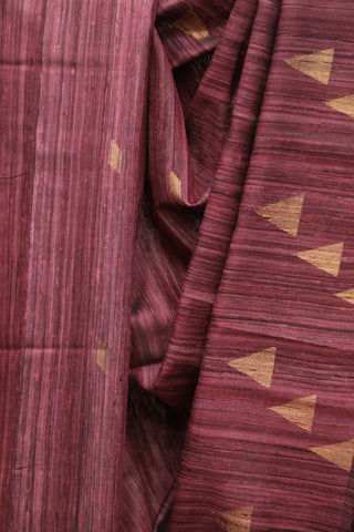 Magenta Raw Silk Saree - SRMRSS585