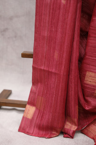 Pink Raw Silk Saree - SRPRSS589