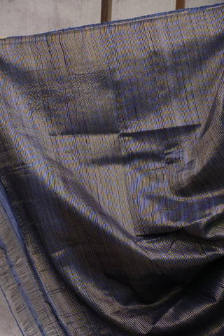 Blue Raw Silk Saree - SRBRSS570