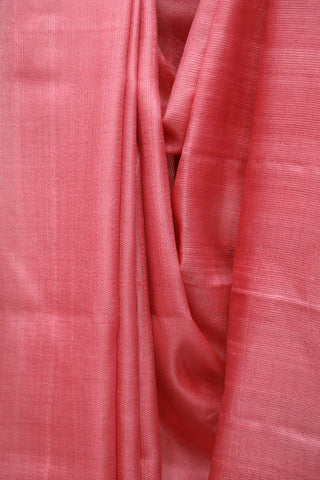 Pink Tussar Silk Saree - SRPTSS858