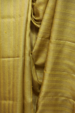 Yellow-Green Tussar Silk Saree - SRYGTSS855