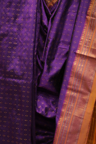 Purple Silk Ilkal Saree - SRBSIS101