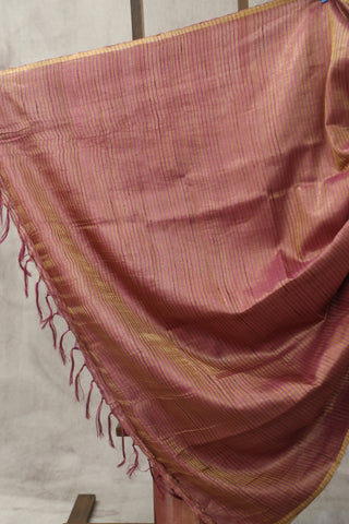 Purple Tussar Silk Saree - SRPTSS924