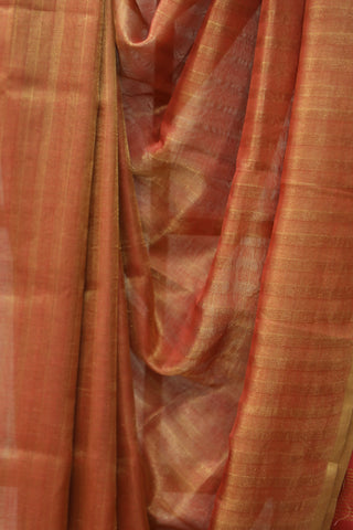 Pink Tussar Silk Saree - SRPTSS926