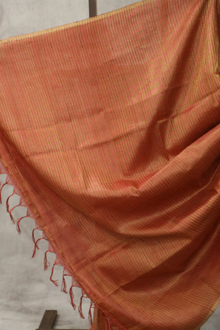 Pink Tussar Silk Saree - SRPTSS926