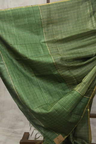 Green Tussar Silk Saree - SRGTSS922