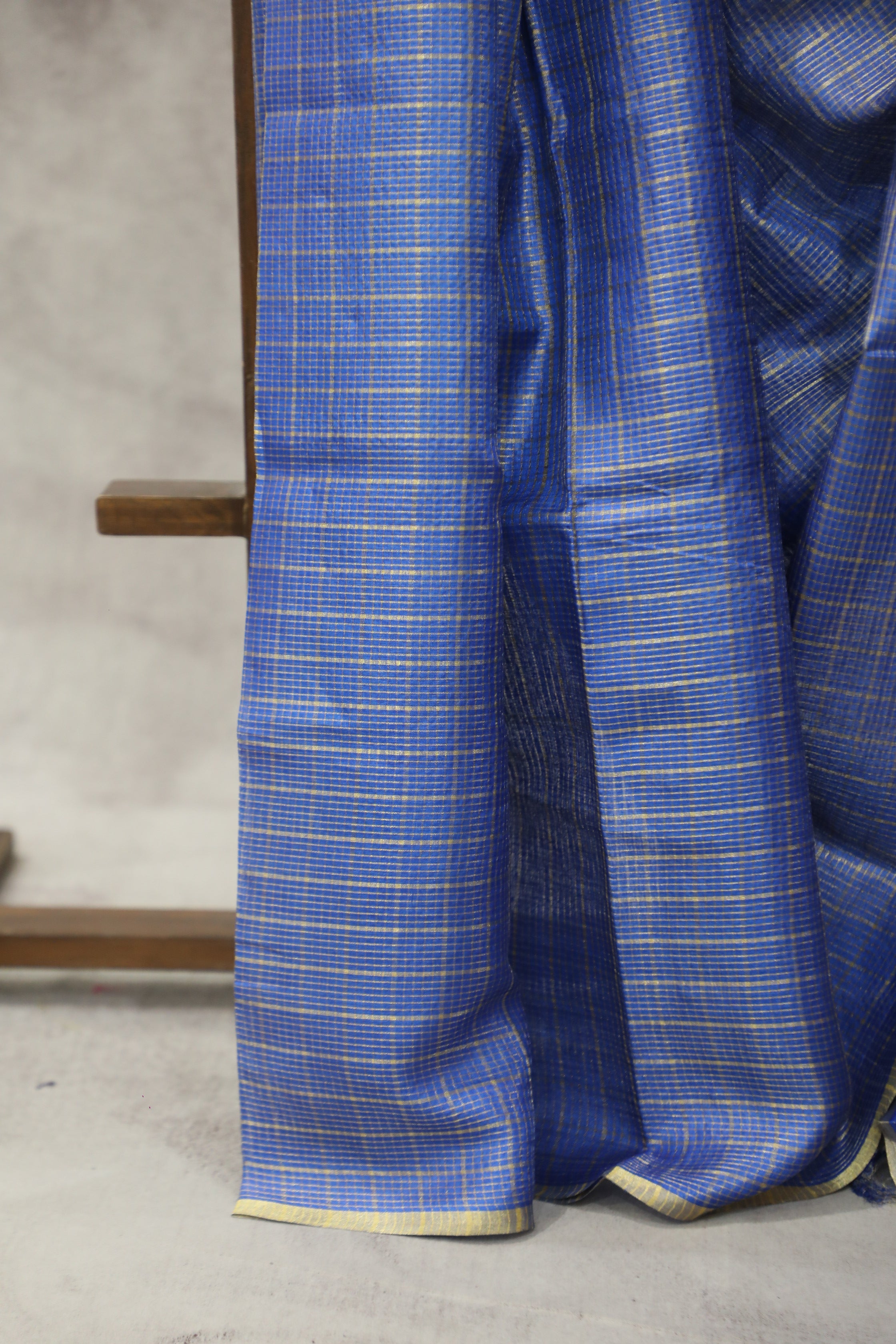 Blue Tussar Silk Saree - SRBTSS921