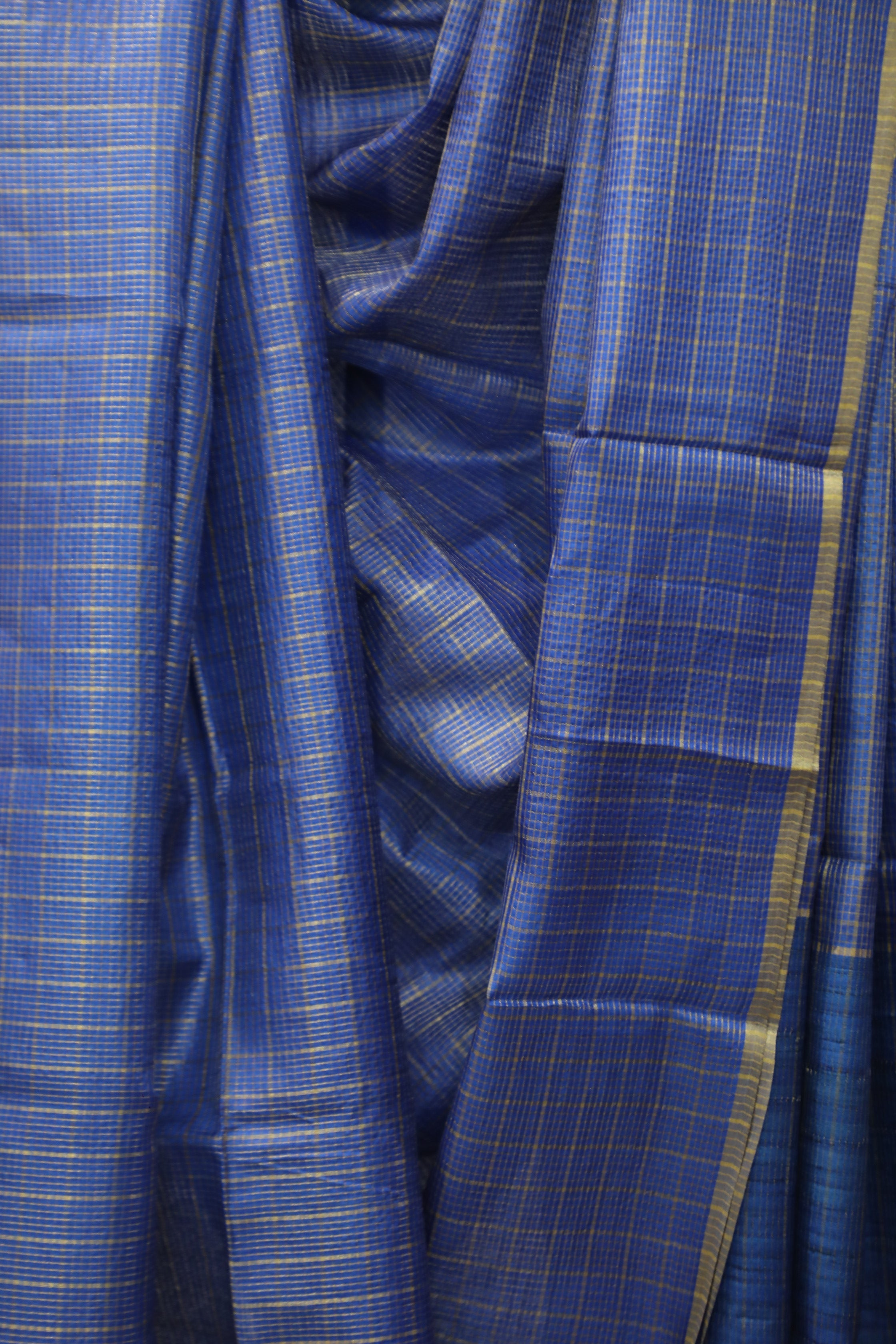 Blue Tussar Silk Saree - SRBTSS921