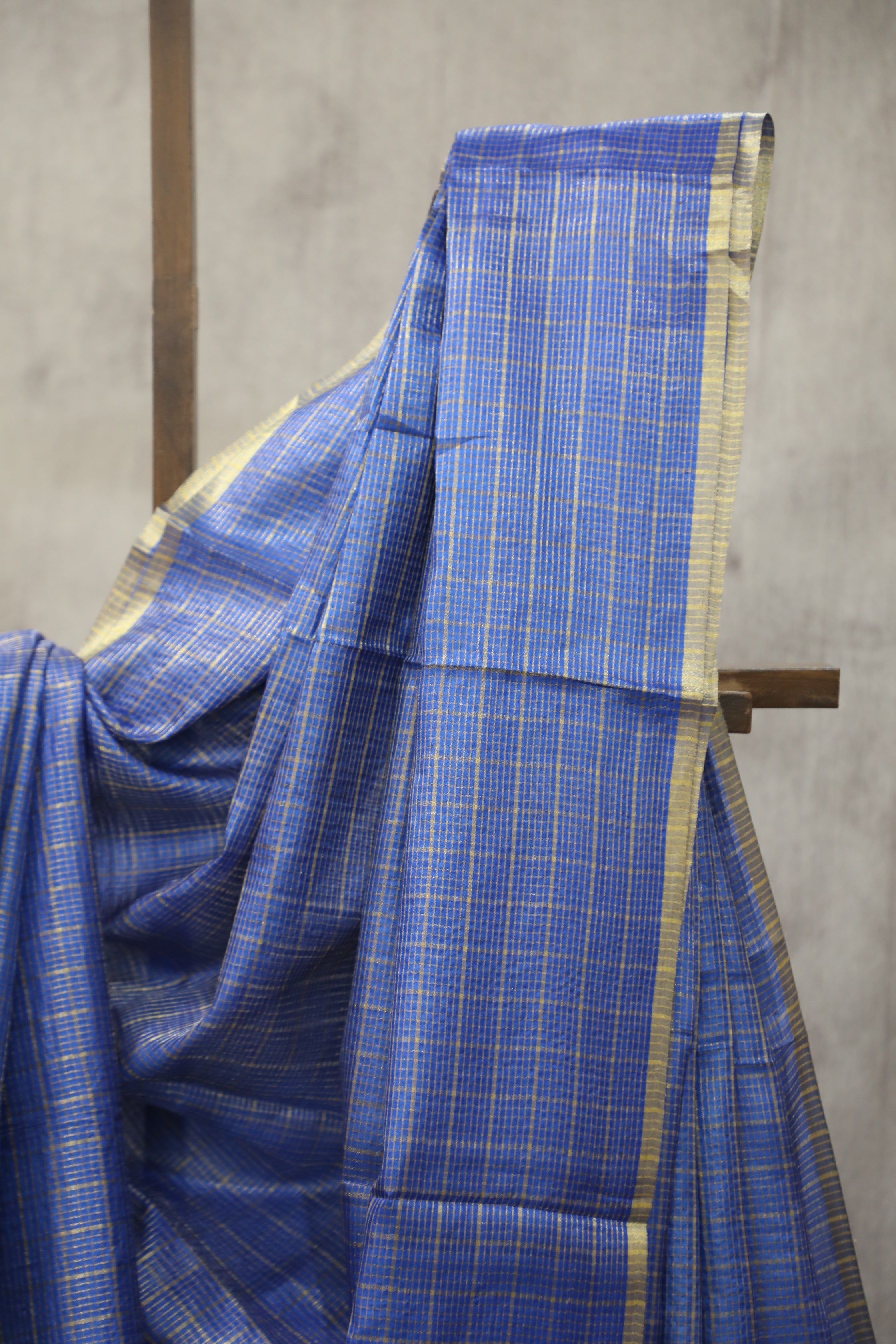 Blue Tussar Silk Saree - SRBTSS921