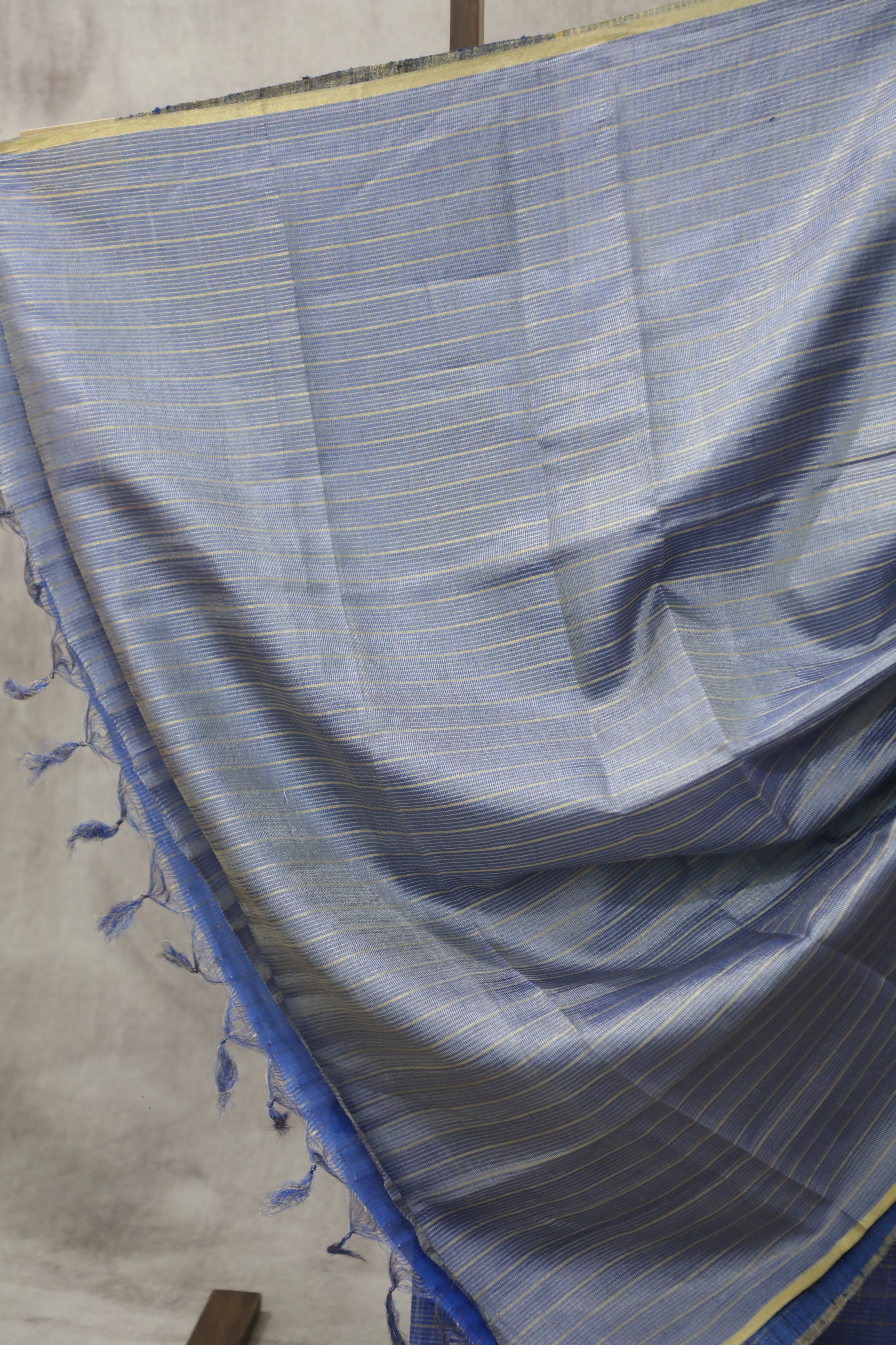 Blue Tussar Silk Saree - SRBTSS921