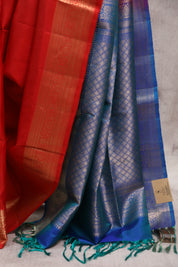 Red Soft Silk Saree - SRRSSS211