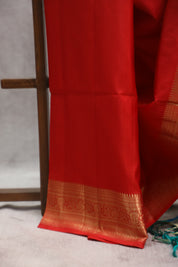 Red Soft Silk Saree - SRRSSS211