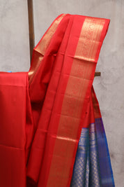 Red Soft Silk Saree - SRRSSS211