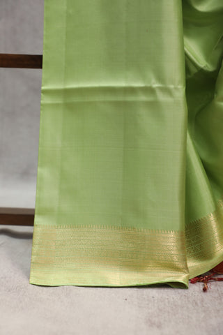 Pastel Green Soft Silk Saree - SRPGSSS214