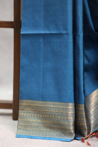 Pastel Blue Soft Silk Saree - SRPBSSS210