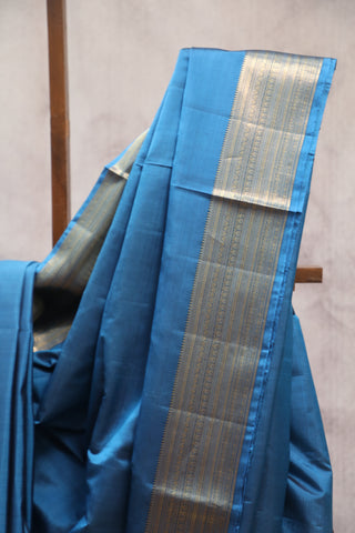 Pastel Blue Soft Silk Saree - SRPBSSS210