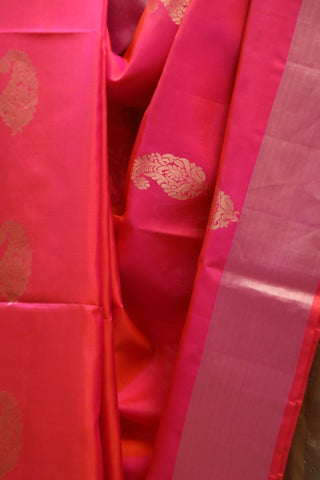 Rani Pink Soft Silk Saree - SRRPSSS223