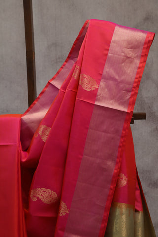 Rani Pink Soft Silk Saree - SRRPSSS223