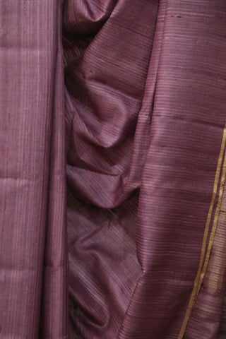 Purple Tussar Silk Saree - SRPTSS953