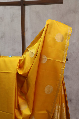 Yellow Soft Silk Saree - SRYSSS225