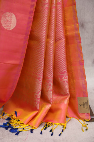 Two Tone Pink Soft Silk Saree - SRTTPSSS227