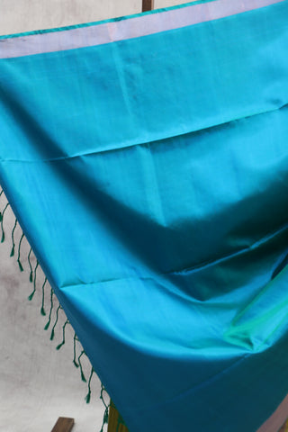 Moss Green Soft Silk Saree - SRMGSSS207