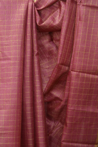 Pink Tussar Silk Saree - SRPTSS912