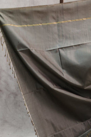 Dark Brown Soft Silk Saree - SRDBSSS202