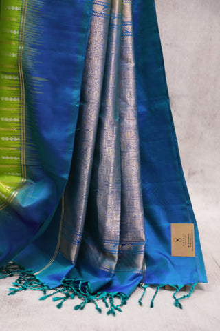 Light Green Soft Silk Saree - SRLGSSS200