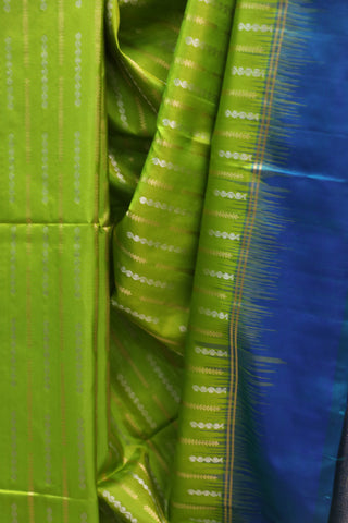 Light Green Soft Silk Saree - SRLGSSS200