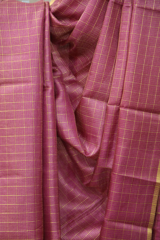 Pink Tussar Silk Saree - SRPTSS908