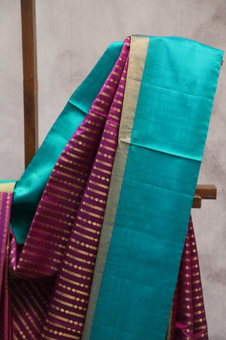 Magenta Soft Silk Saree - SRMSSS199