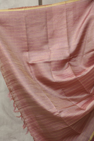 Pink Tussar Silk Saree - SRPTSS908